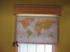 Window Shade World Map